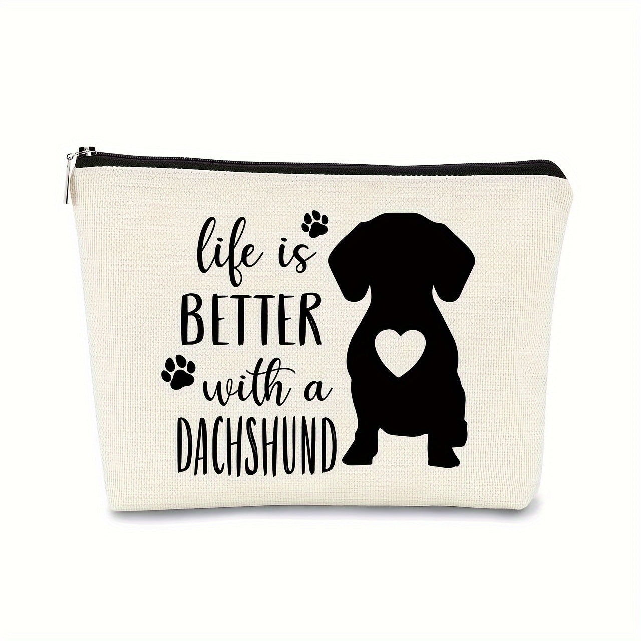 Dog Lover Makeup Bag Travel Wash Bag Storage Bag
