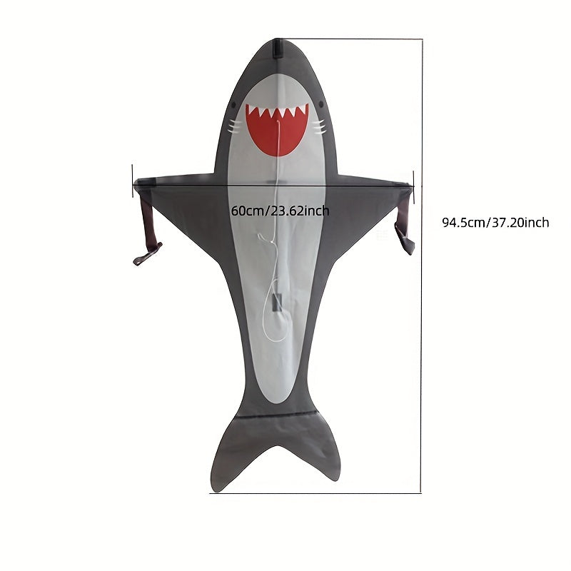 Outdoor Shark Kite Sea Animal Creative Kite for Beach Park Yard