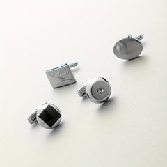 12 Pairs Men's Cuff Links Business Casual Cufflinks