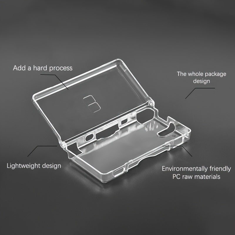 1pc Transparent Game Case Replacement Case Screen Lens