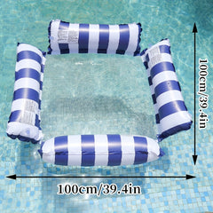 Inflatable Floating Hammock For Pool - Comfortable Swimming Float
