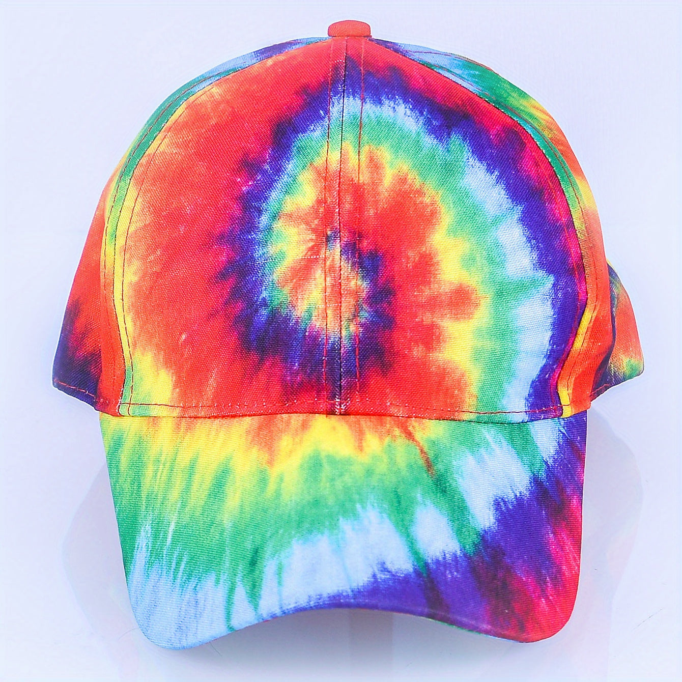 Pride Rainbow Baseball Cap Tie Dye Printed Lightweight Dad Hats