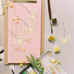 20pcs Wooden Butterfly Cutouts for Crafts Home Decor Wedding Party