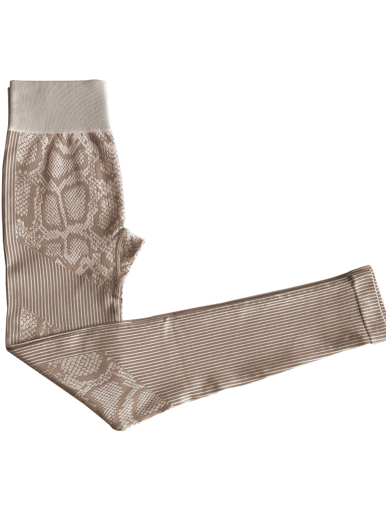 Snakeskin Print Sports Leggings High Stretchy Yoga Fitness Pants