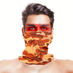 Outdoor Sun Protection Tactical Scarf Camo Bandana Headscarf