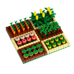 Vegetable and Fruit Garden Building Blocks DIY Model Set