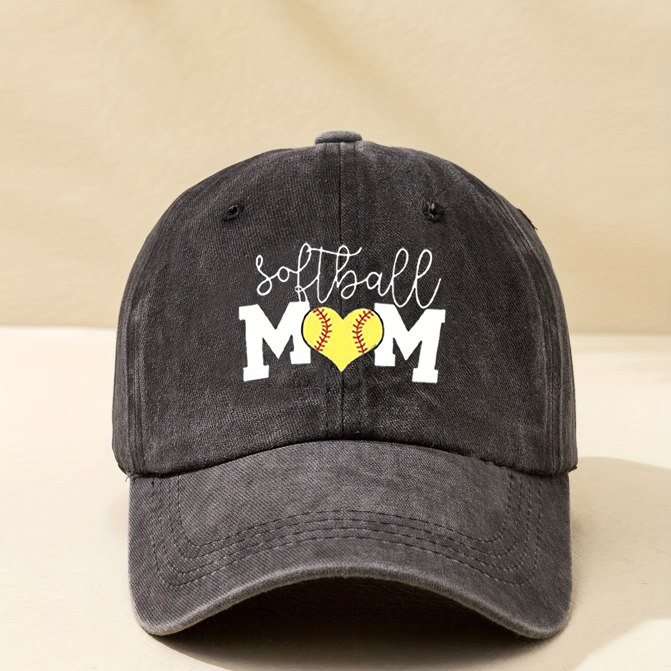 Softball Mom Distressed Sun Hat