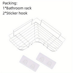 2pcs Metal Shelf Triangle Storage Organizer Rack