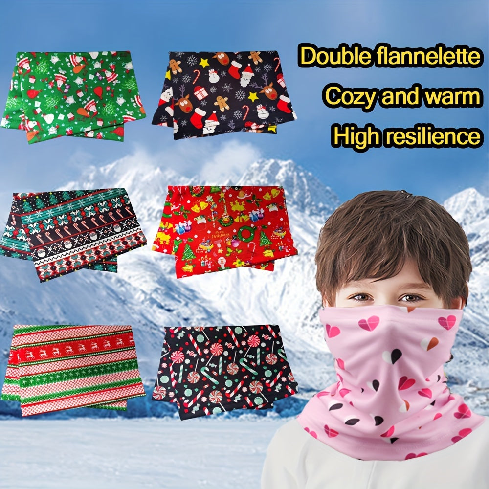 Kids' Thick Neck Cover Double Sided Balaclava