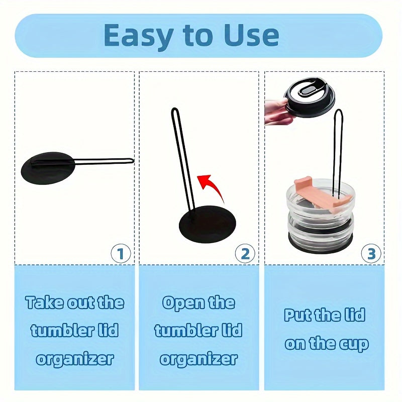 Cup Lid Storage Rack Space Saving Cup Accessories