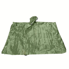 3 in 1 Raincoat Waterproof Poncho Hooded Sun Protection