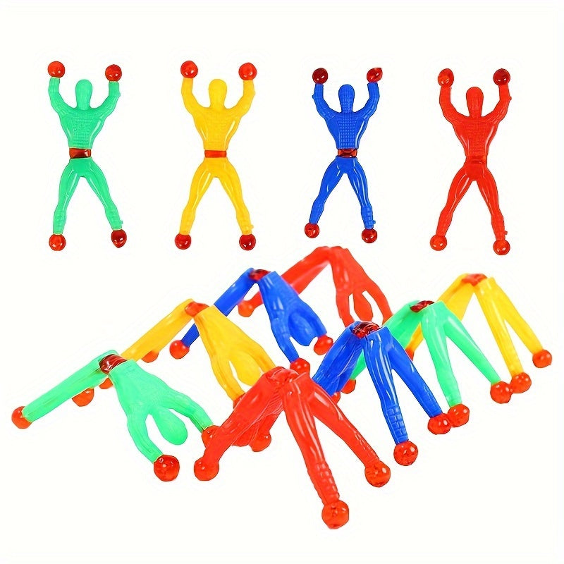 5Pcs Decompression Wallcrawler Sticky Toy Spiderman Educational Toy