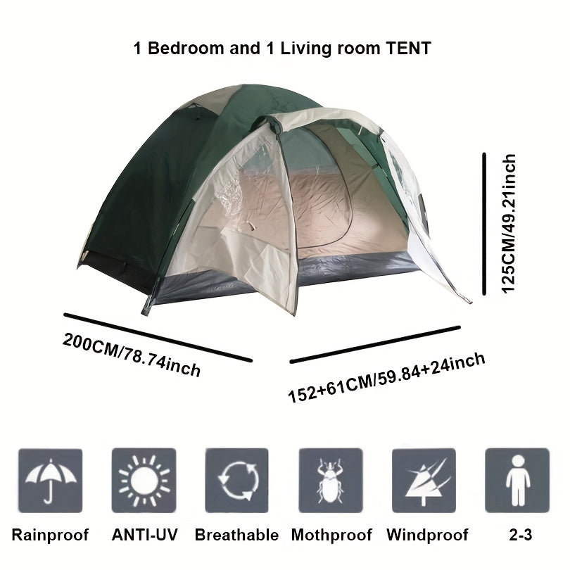 2-3 Person Sun Protection Tent, Mosquito Proof, Waterproof, Lightweight