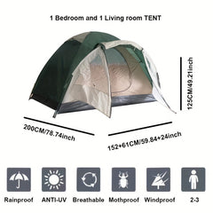 2-3 Person Sun Protection Tent, Mosquito Proof, Waterproof, Lightweight