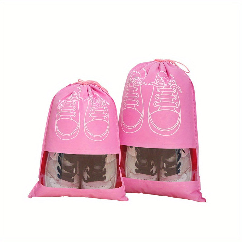 1pc Non-woven Dust Shoe Bag Travel Shoe Cover Storage Bundle Mouth Bag