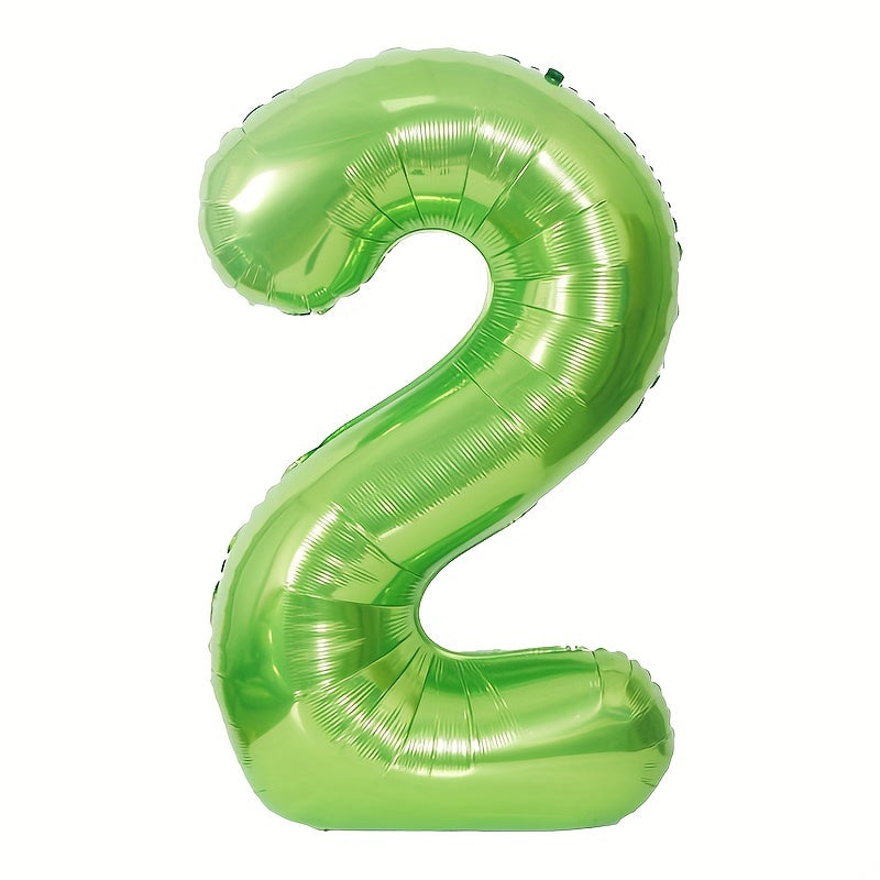 3pcs 32 inch Green Foil Balloons for Engagement Wedding Photos Birthday Decor