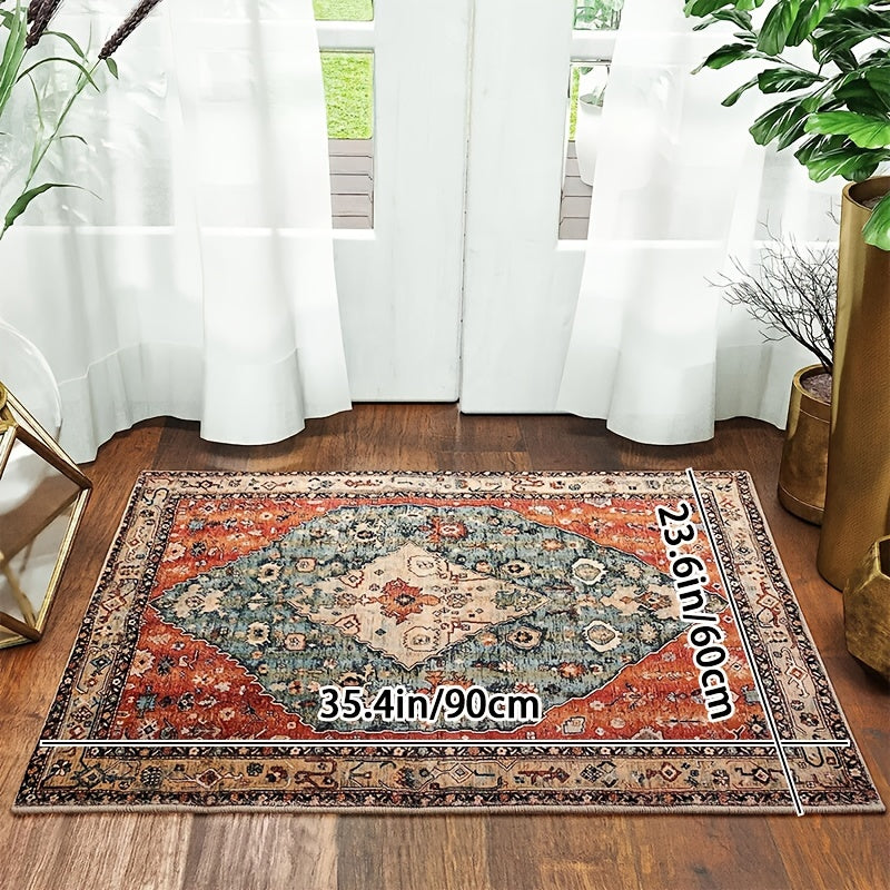Boho Tribal Area Rug Soft Living Room Mat Vintage Washable Indoor Floor Carpet