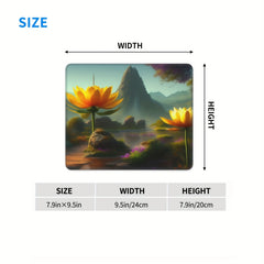 Nature Landscape Rectangular 20x24cm Mouse Pad For Games Home Office