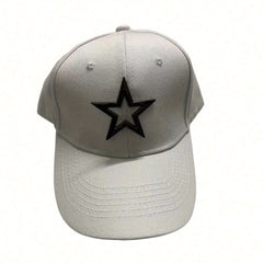 Iron Label Pentagram Baseball Cap Solid Hip Hop Sun Hat Unisex Dad Hats
