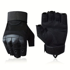 Men's Fingerless Tactical Gloves For Combat M L XL