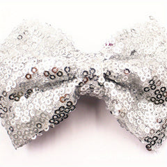 Cartoon Sequin Bow Hair Clips Hair Accessories Holiday Gift For Girls