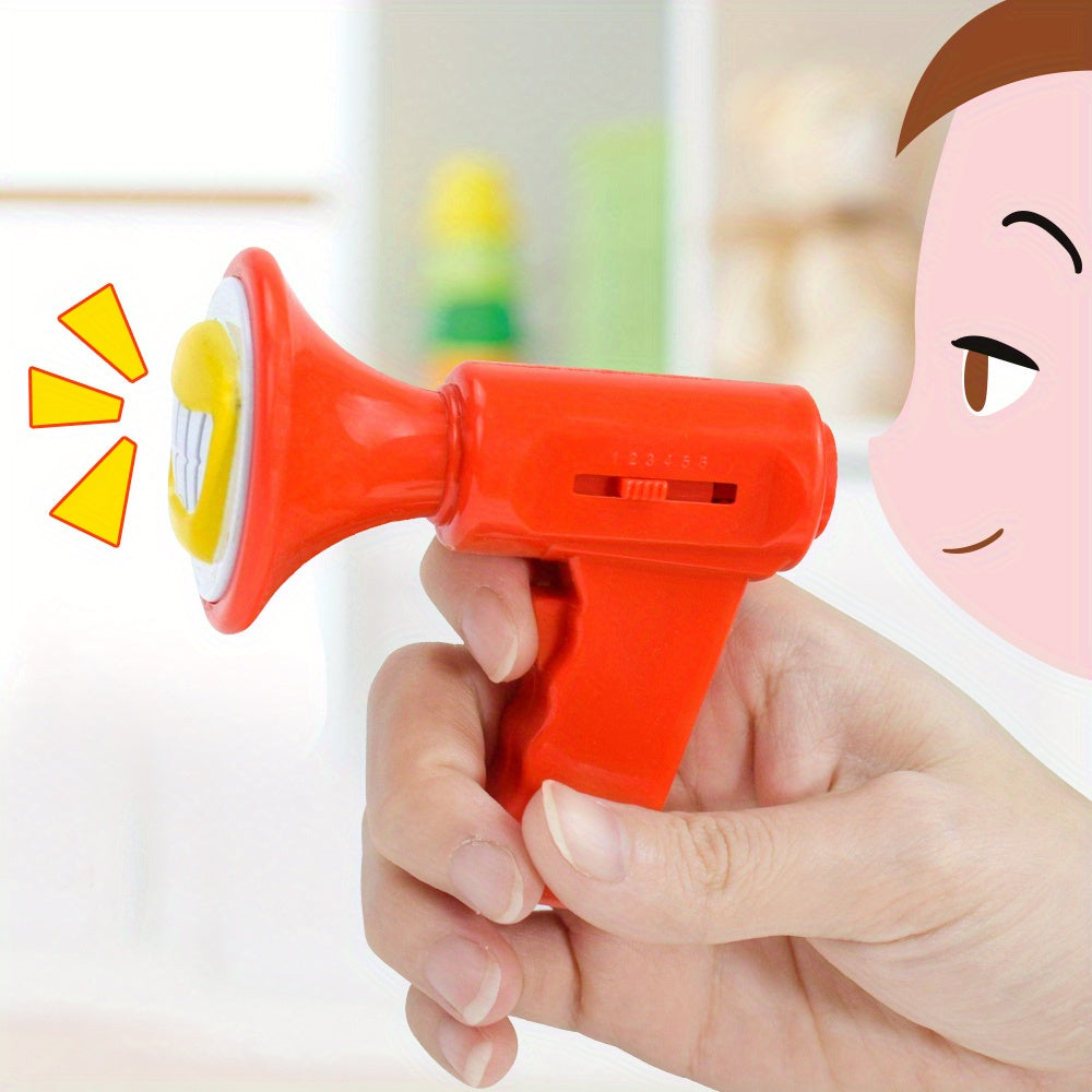 Mini Kids Voice Changer Toy 6 Sound Effects Megaphone Trick Joke T