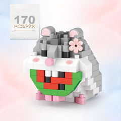 Animal Toy Building Block DIY Doll Set