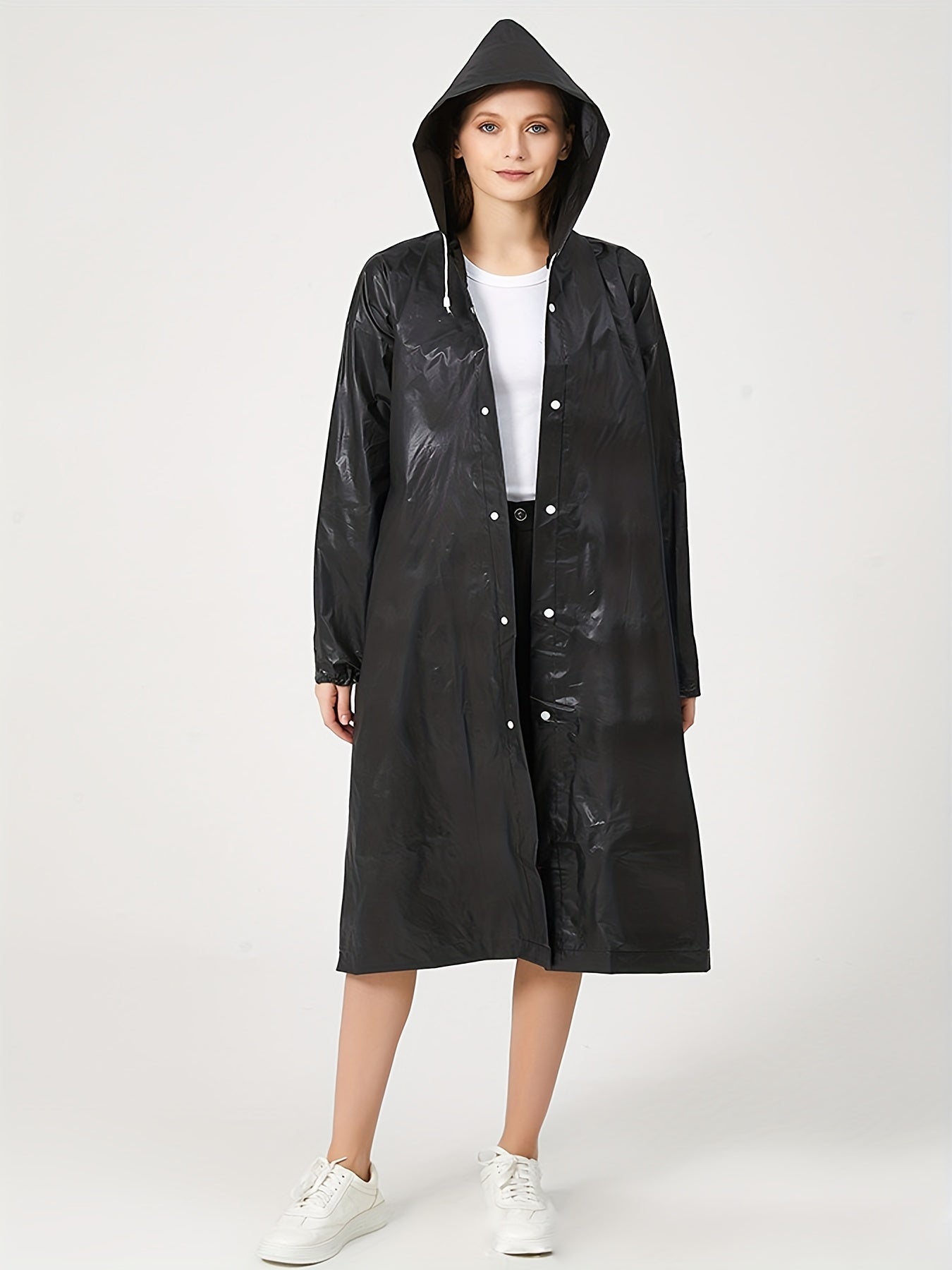 Adjustable Reusable Raincoat for Women & Men - Stay Dry at Disneyland