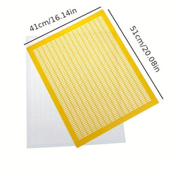 Diagonal Insulation Board - Universal Plastic Yellow Flat Insulation Grille