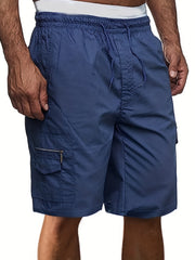Men's Lightweight Cargo Shorts Breathable Flap Pocket Work Pants