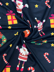Christmas Dress Women's Plus Allover Print