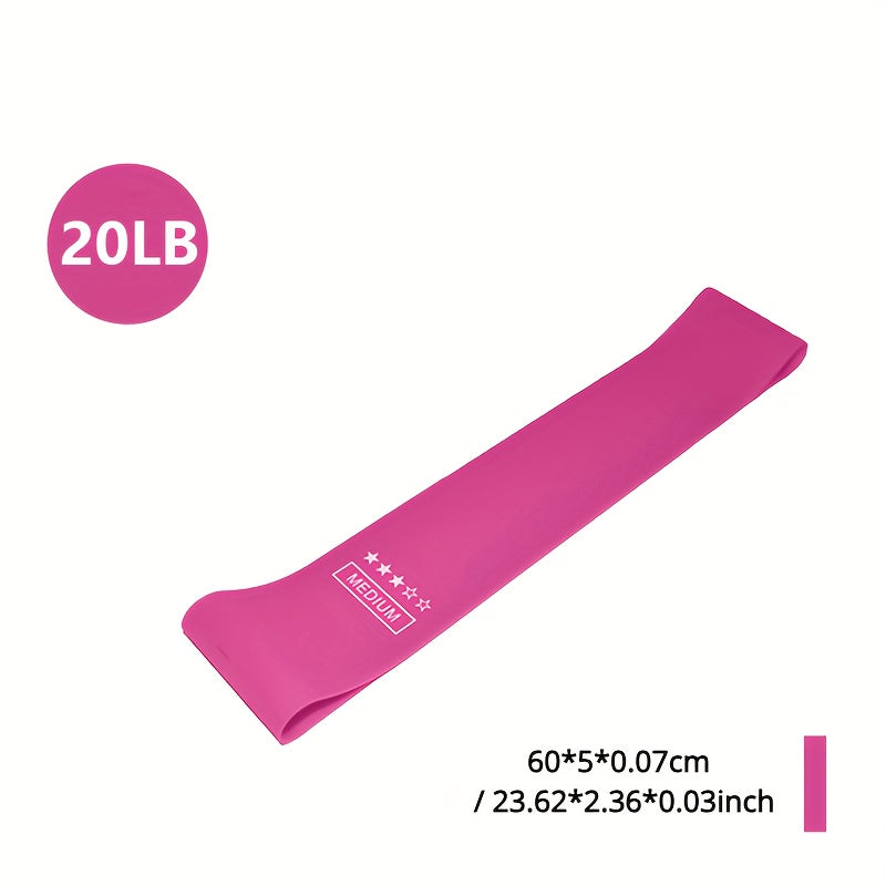 Rubber Resistance Bands Elastic Yoga Stretch Band Gym Pilates Fitness Equipment