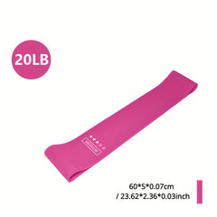 Rubber Resistance Bands Elastic Yoga Stretch Band Gym Pilates Fitness Equipment