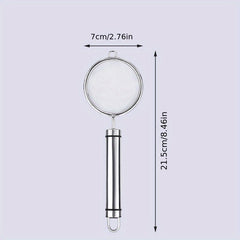 304 Stainless Steel Pot Mesh Strainer for Cooking & Kitchen Tools