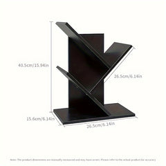 3-Layer Storage Rack Creative Mini Tree Desktop Bookshelf