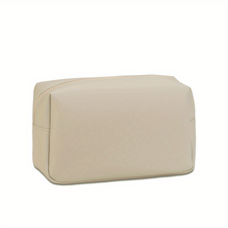 Solid Makeup Bag Toiletry Bag For Women Small Travel Makeup Pouch