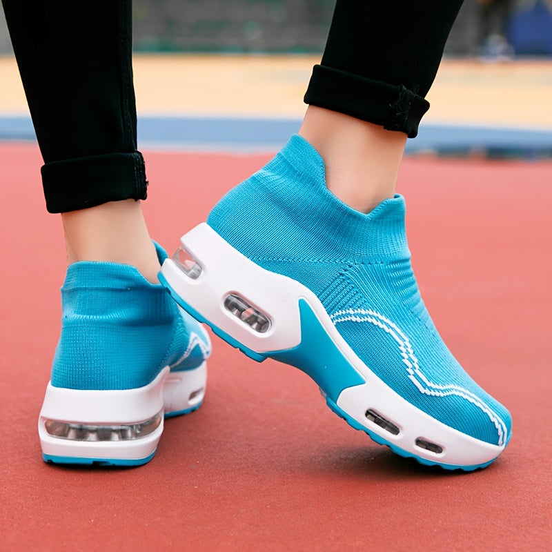 Women's Mesh Slip on Walking Shoes Air Cushion Sneakers