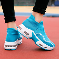 Women's Mesh Slip on Walking Shoes Air Cushion Sneakers