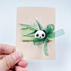 Adorable Panda Hair Clip Set