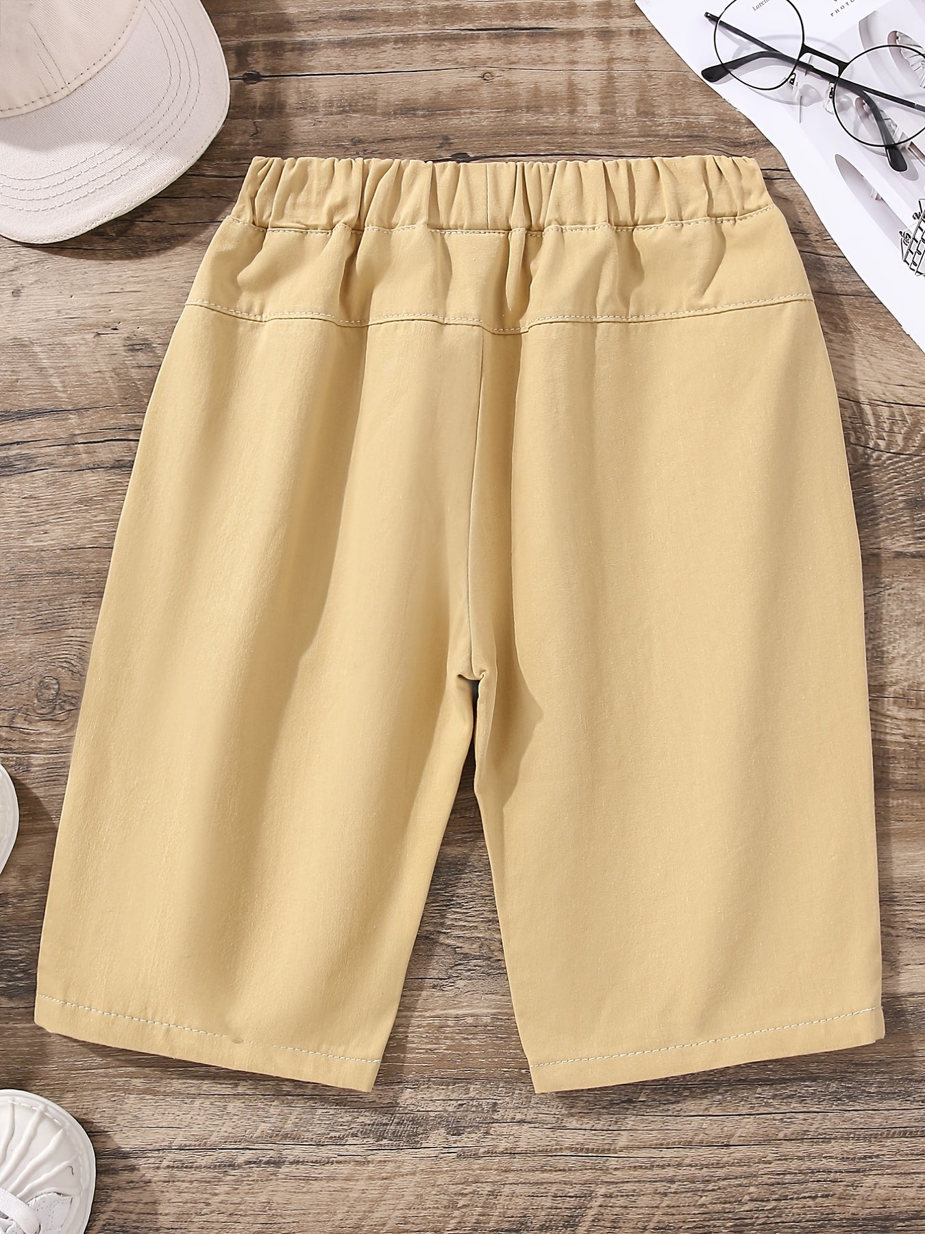 Boys Casual Thin Cotton Elastic Waist Shorts Kids Summer Clothes