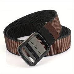 Japanese Character Buckle Double Nylon Belt Men's Casual Outdoor Belt