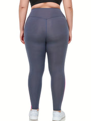 Contrast Panel High Rise Leggings