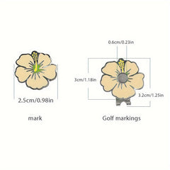Golf Level Cap Clip Set Magnetic Cap Clip Durable Rust Proof Golf Gift 3 Colors