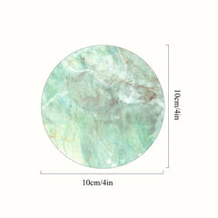 6pcs Colorful Marbling Coasters Non-slip Rubber Drink Coasters