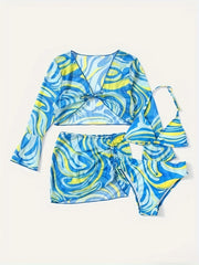 Girls Bikini Swimsuit Set Beach Summer Clothing