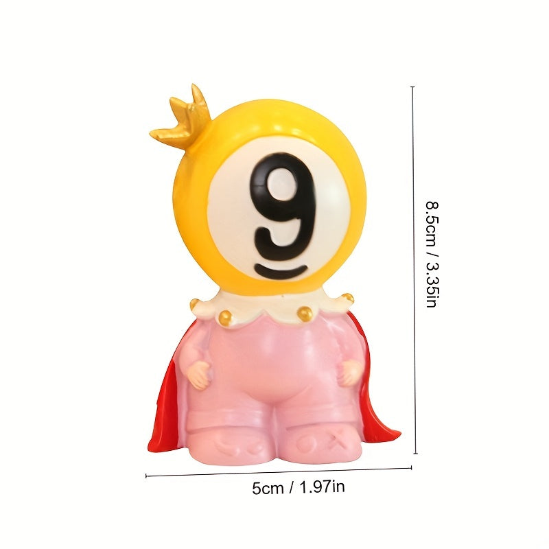 Small Billiard Figurine Billiard Decoration Ornament Home Decor