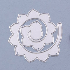 1pc Spiral Flower Metal Cutting Dies DIY Paper Crafts