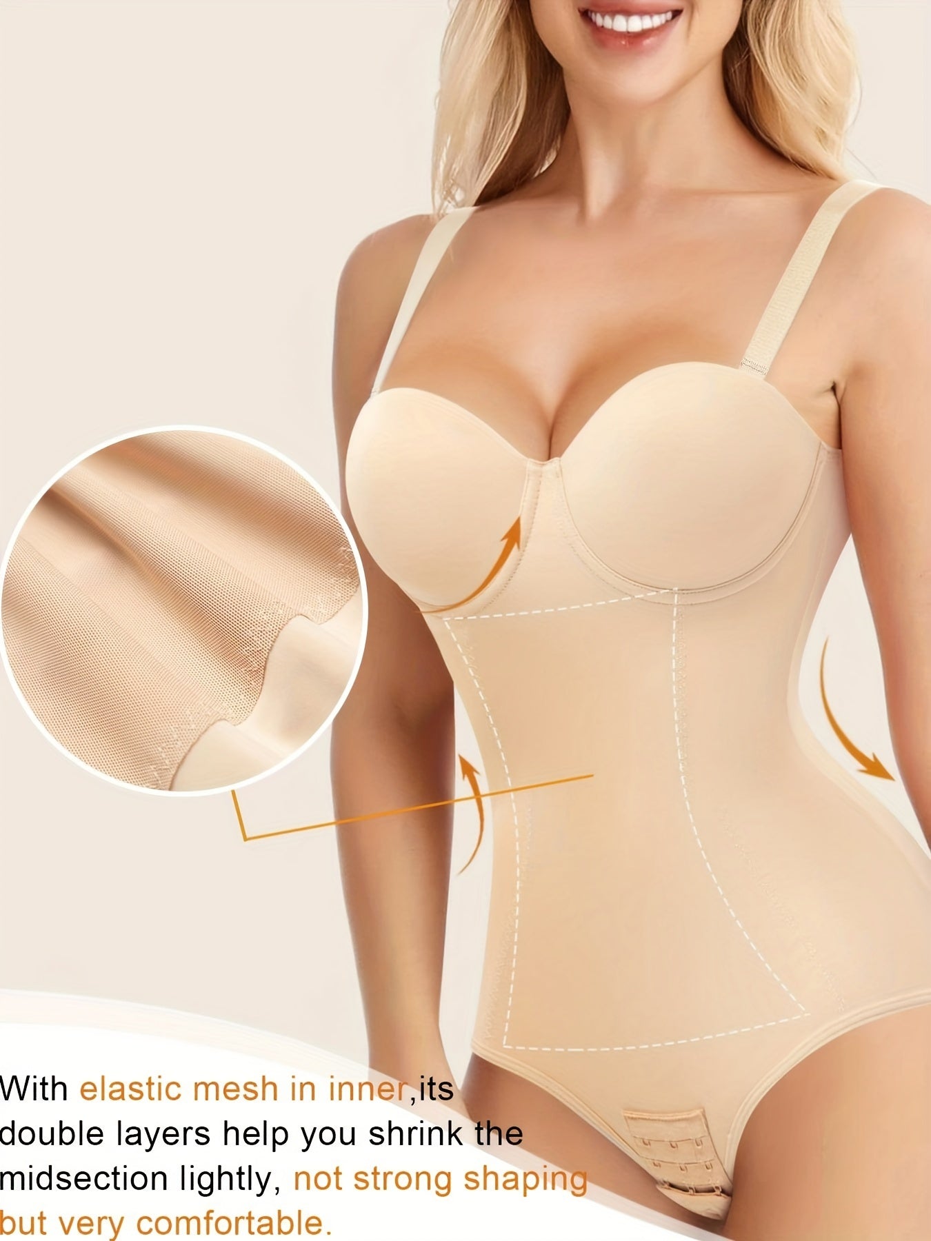 Women's Bodysuit Shapewear Tummy Control Cami Body Shaper
