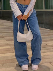 Y2K High Waist Baggy Denim Pants