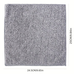 10pcs Bamboo Charcoal Cleaning Cloth Dishwashing Towel